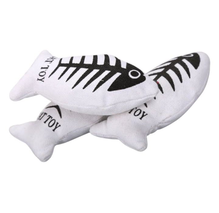 JUGUETE PARA GATO CON HILO FORMA DE PEZ